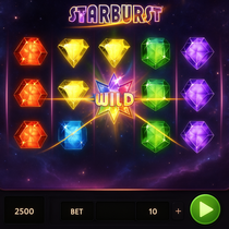 BassBet - Starburst Slot Game - Juwelen und Gewinne