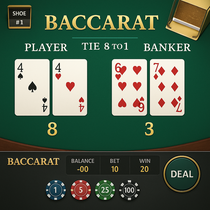 BassBet - Baccarat Table Game - Classic Casino