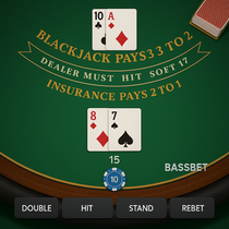 BassBet - Blackjack Table Game - Low House Edge