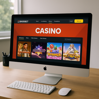 BassBet Casino - Desktop Design Interface - Schweizerdeutsch